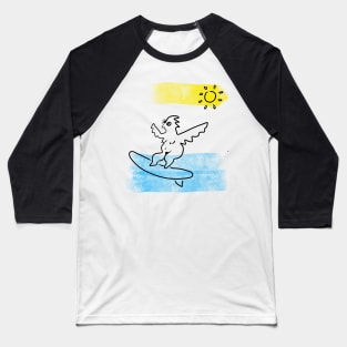 chicken surfer Baseball T-Shirt